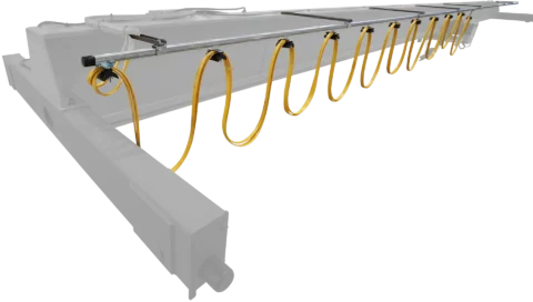 Festoon Flat Cable End Clamp (C-Track)