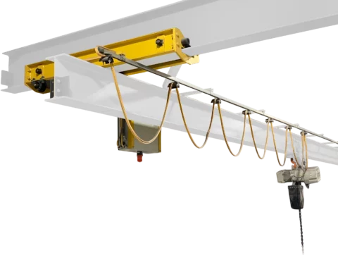 1 Ton Under-Running Crane Kit – STK Electric Chain Hoist + SMT Motorized Trolley